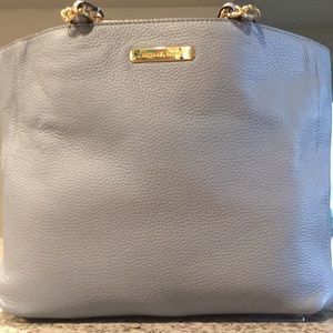 Light Blue Leather Michael Kors Purse